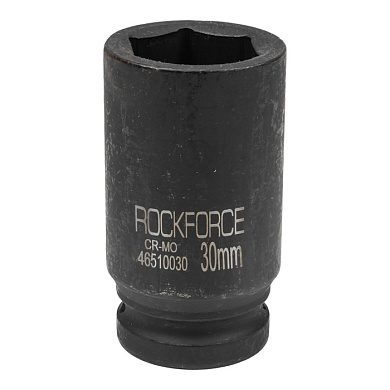 Глубокая ударная головка 30 мм. 6-гр. 3/4'' RockForce RF-46510030