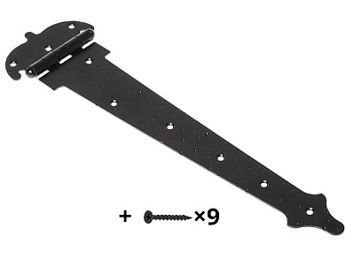 Петля-стрела фигурная, черная 350 мм Starfix SMP-67128-1