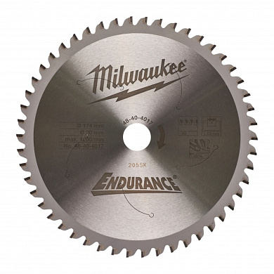 Пильный диск по металлу 174x20 мм Z50 Milwaukee 48404017