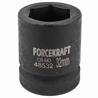 Головка ударная 1'', 32 мм, 6-гр. ForceKraft FK-48532