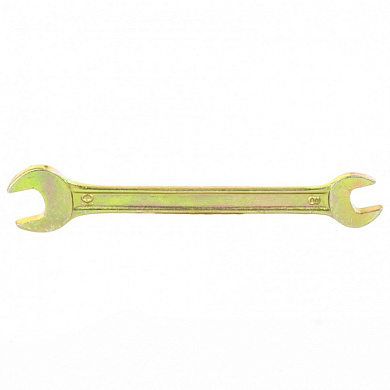 Рожковый ключ 8х10 мм. желтый цинк СИБРТЕХ 14303