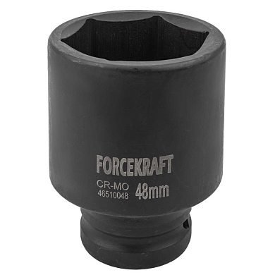 Ударная глубокая торцевая головка 48 мм. 6-гр. 3/4'' ForceKraft FK-46510048
