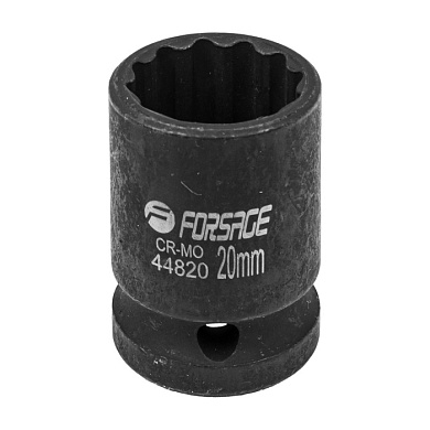 Ударная торцевая головка 20 мм 12-гр. 1/2" Forsage F-44820