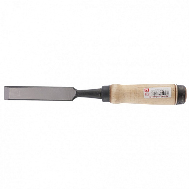 Долото-Стамеска, плоская, 20 мм, деревянная рукоятка ''Арефино'' Россия 24260