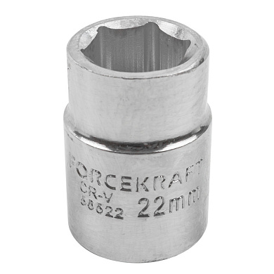 Торцевая головка 22 мм 3/4" 6-гр. ForceKraft FK-56522