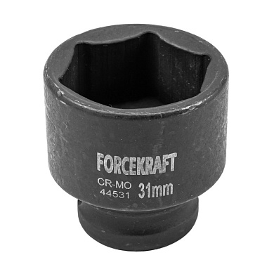 Ударная торцевая головка 31 мм. 6-гр. 1/2'' ForceKraft FK-44531