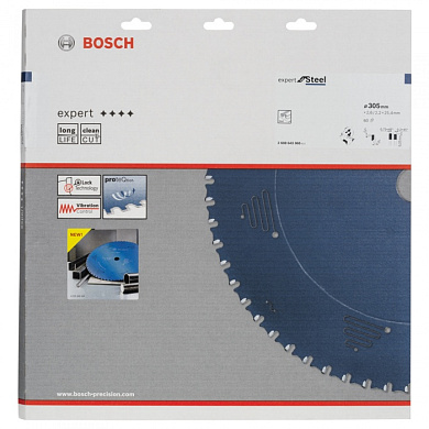 Пильный диск Expert for Steel 305х25,4 мм Z60 BOSCH 2608643060