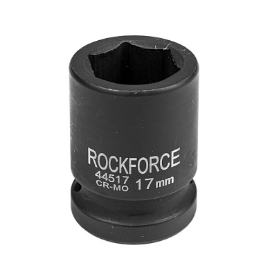 Ударная торцевая головка 17 мм 6-гр. 1/2'' RockForce RF-44517