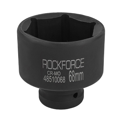 Головка ударная глубокая 1'', 68 мм , 6-гр RockForce RF-48510068