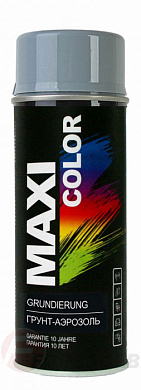 Грунт синтетический серый 400 мл. MAXI color 0001MX