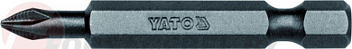 Бита крестовая PH1x50 мм, 1/4'', 50 шт. AISI S2 Yato YT-7847