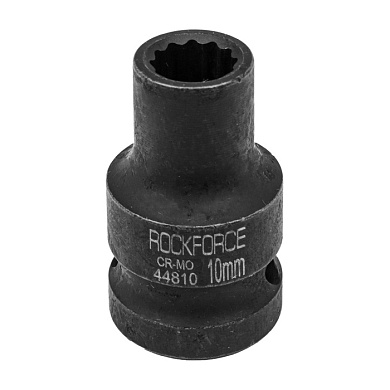 Ударная торцевая головка 10 мм 12-гр. 1/2" RockForce RF-44810