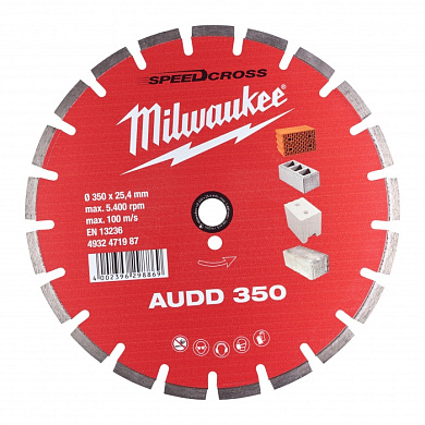 Алмазный диск AUDD 350 мм Milwaukee 4932471987