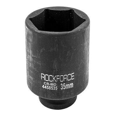 Глубокая ударная головка 35 мм 6-гр. 1/2'' RockForce RF-4458535
