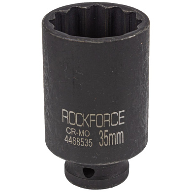 Головка ударная глубокая 35 мм, 12-гр., 1/2" RockForce RF-4488535