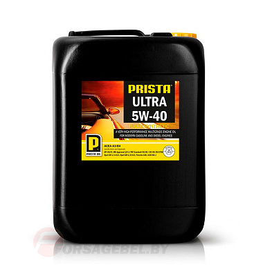 Моторное масло синтетическое PRISTA ULTRA 5W-40 20 л.