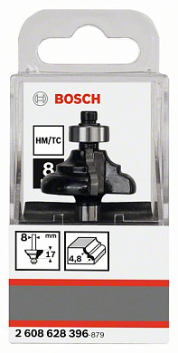 Фреза профильная C 8xR4,8xD31,8xL57/14 мм, Bosch 2608628396