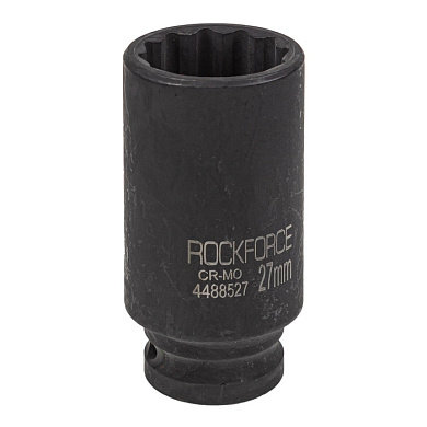 Головка ударная глубокая 27 мм, 12-гр., 1/2" RockForce RF-4488527