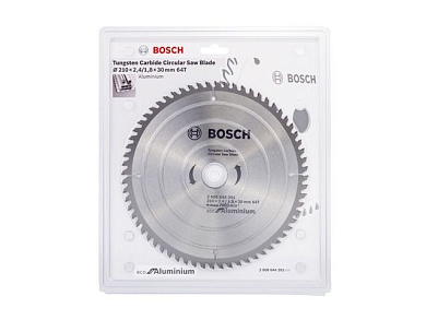 Пильный диск ECO for Aluminium 210х30 мм Z64 BOSCH 2608644391