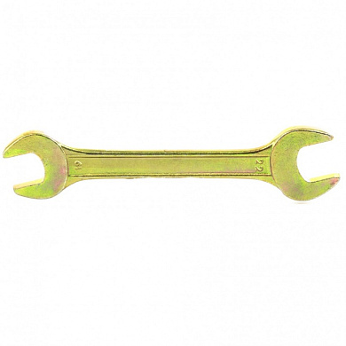 Рожковый ключ 19х22 мм. желтый цинк СИБРТЕХ 14311