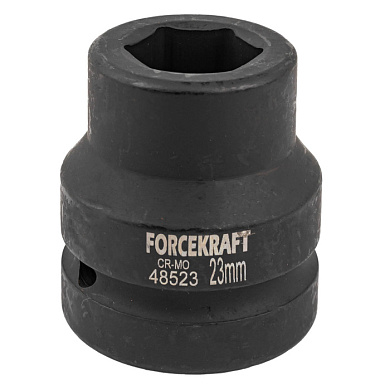 Головка ударная 1'', 23 мм, 6-гр. ForceKraft FK-48523