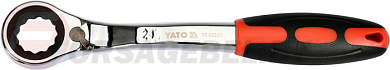 Ключ накидной с трещоткой 24 мм. CrV Yato YT-02385