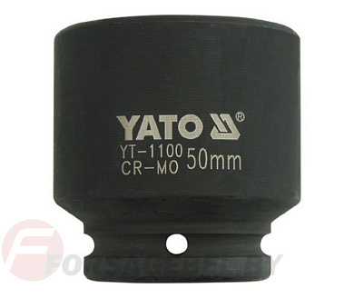 Ударная торцевая головка 6-гр. 3/4'' 50 мм. L72 мм. Yato YT-1100