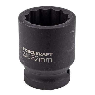 Головка ударная 32 мм 3/4" 12-гр. ForceKraft FK-46832