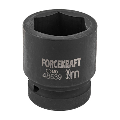 Головка ударная 1'', 39 мм, 6-гр. ForceKraft FK-48539