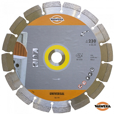 Алмазный диск по бетону 230x22,23 мм HAWERA F00Y265792