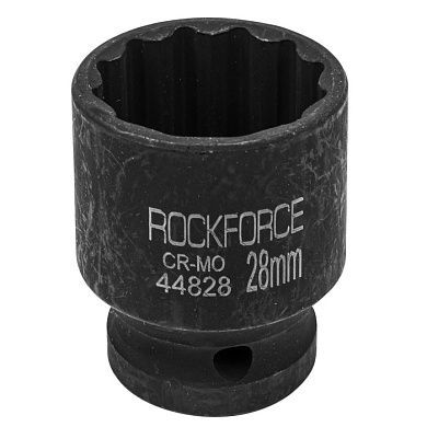 Ударная торцевая головка 28 мм 12-гр. 1/2" RockForce RF-44828