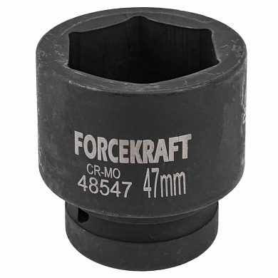 Головка ударная 1'', 47 мм, 6-гр. ForceKraft FK-48547