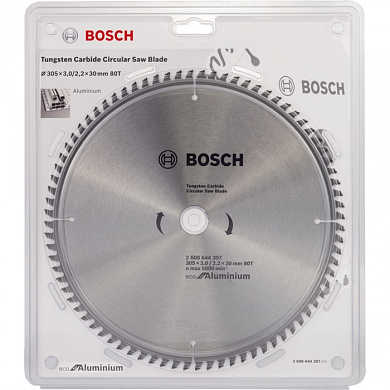 Пильный диск ECO for Aluminium 305х30 мм Z80 BOSCH 2608644397