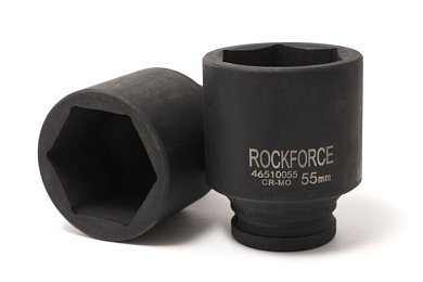 Глубокая ударная головка 35 мм. 6-гр. 3/4'' RockForce RF-46510035